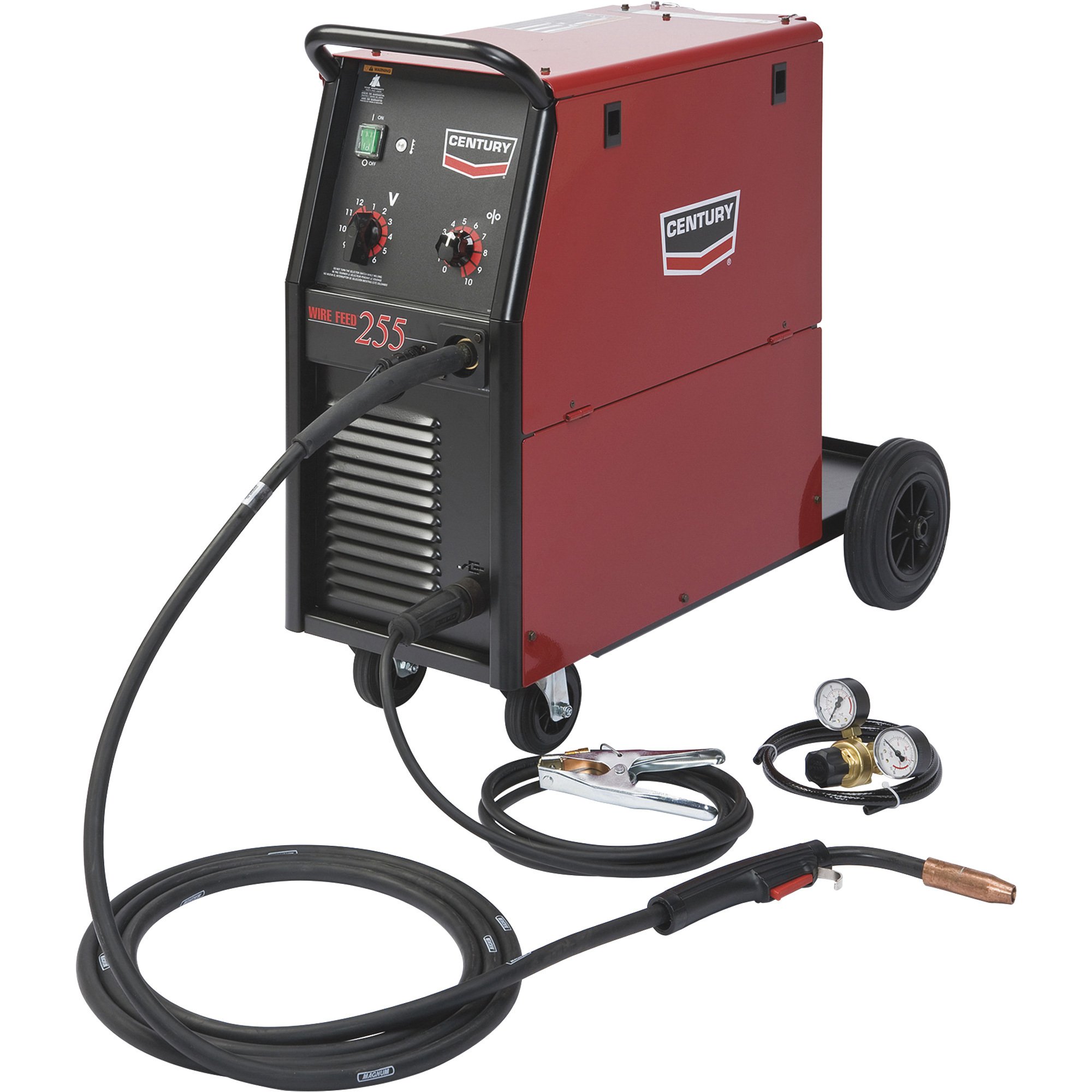 Century by Lincoln Electric 255 Flux-Cored/MIG Wire Feed Welder — 230 Volts, 30–255 Amp Output, Model# K2783-1